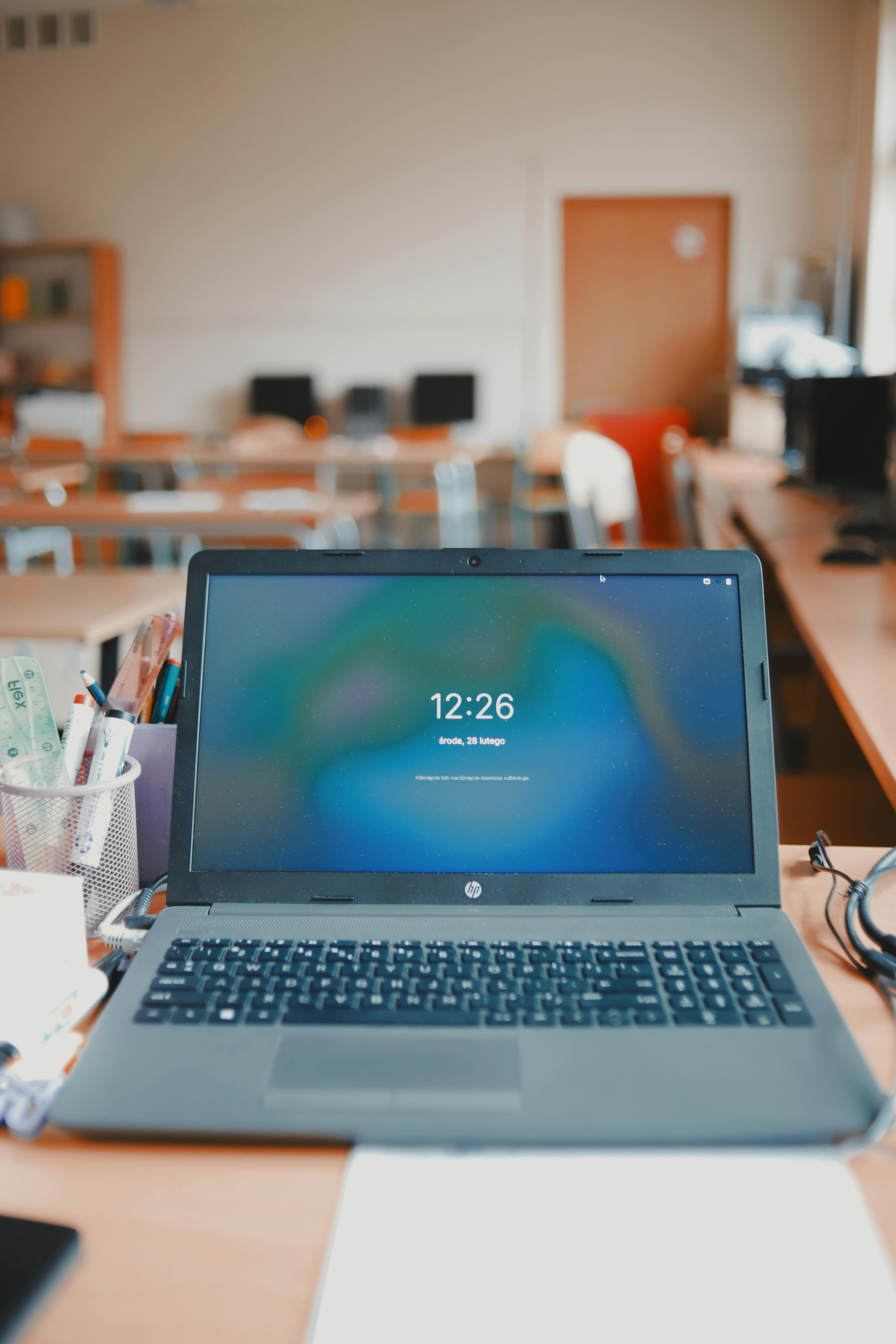 A school workspace supported by modern digital operations